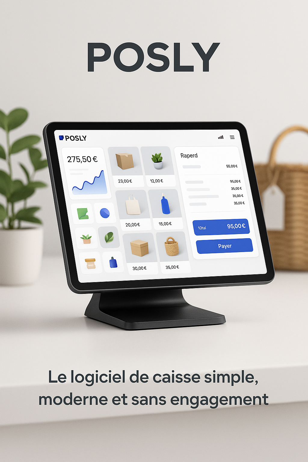 POSLY - Logiciel de caisse pour librairie